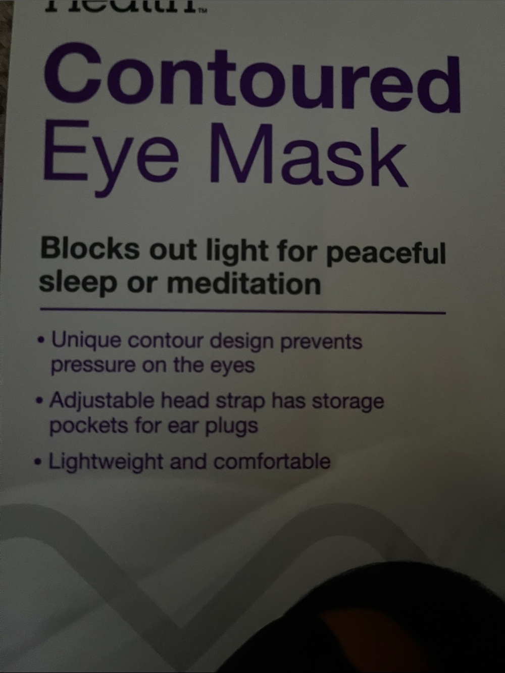 CVS Health Contoured Eye Mask - Picture 3 of 4